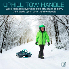 Gizmo Riders Nebula Snow Sled for Kids, Ages 3+