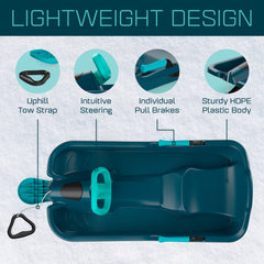 Gizmo Riders Nebula Snow Sled for Kids, Ages 3+