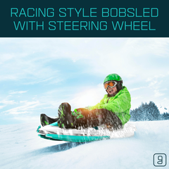 Gizmo Riders Nimbus 2-Person Go Kart Style Racing Bobsled, Ages 3+