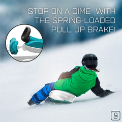 Gizmo Riders Nimbus 2-Person Go Kart Style Racing Bobsled, Ages 3+