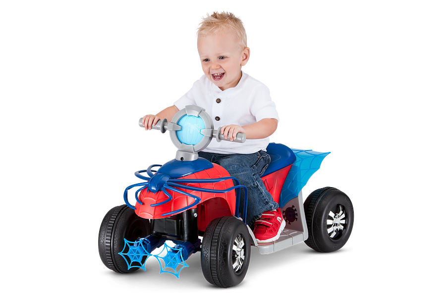 6V Premium Spider-Man Tdlr Quad Blu/red