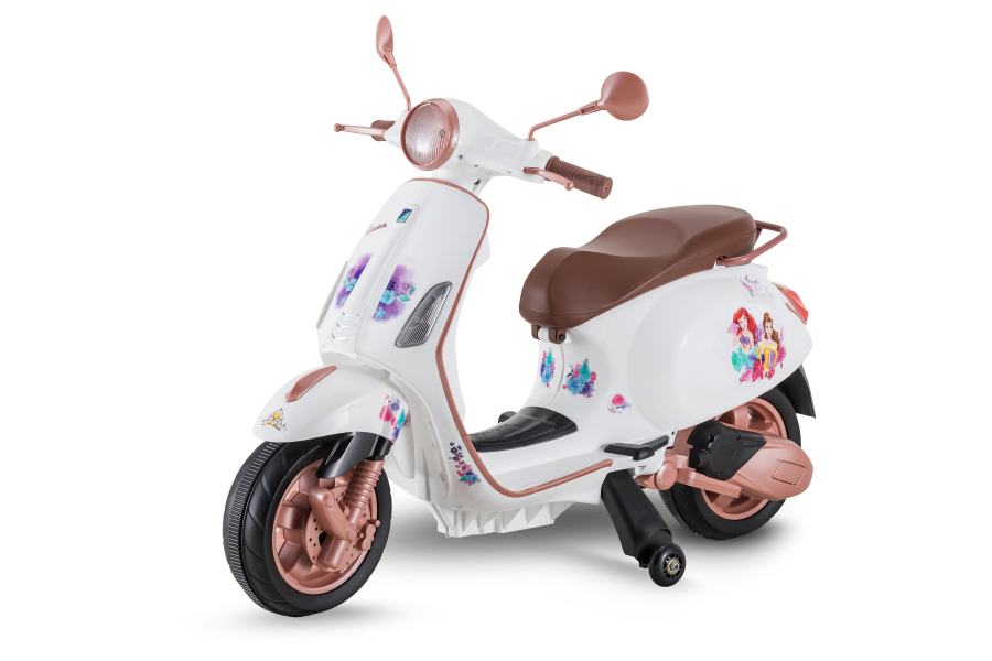 Princess scooter online electric ride on