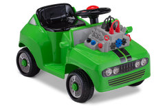 6V KT Fix & Ride Car Quad Green