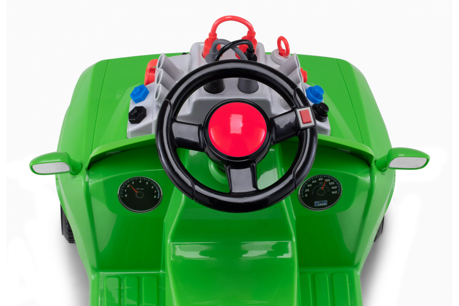 6V KT Fix & Ride Car Quad Green