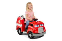 6V KT Interactive Fire Truck Red