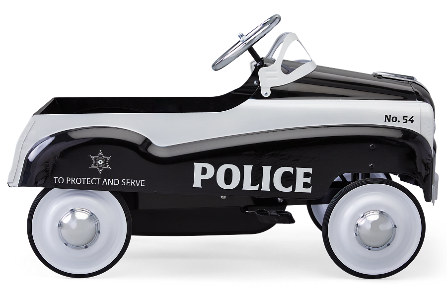 Police Pedal Car Black