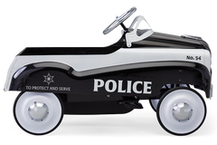 KT Police Pedal Car Black