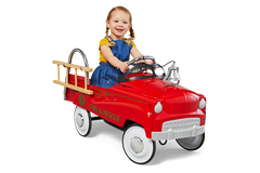 KT Fire Truck Pedal Car Red