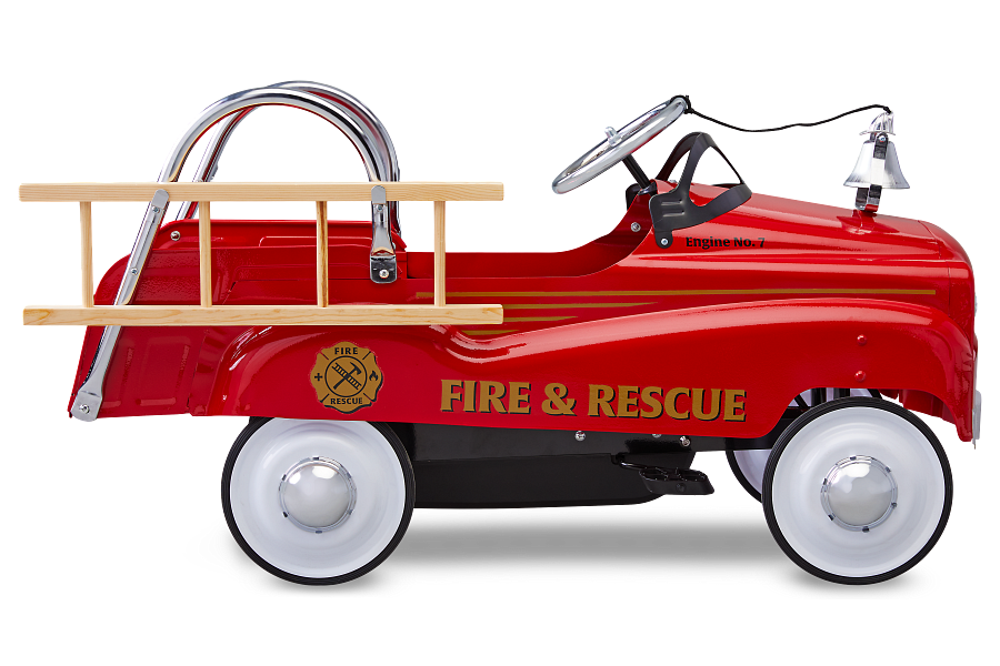 Fire Truck Pedal Car Red