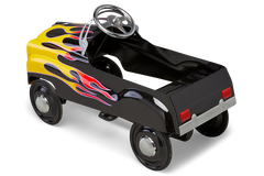 KT Street Rod Pedal Car Black