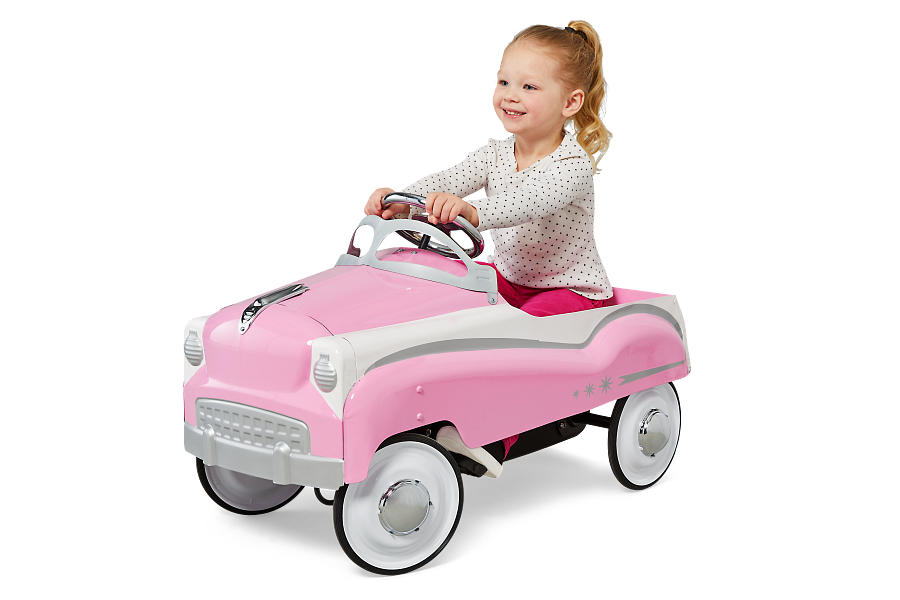 Pink Pedal Car