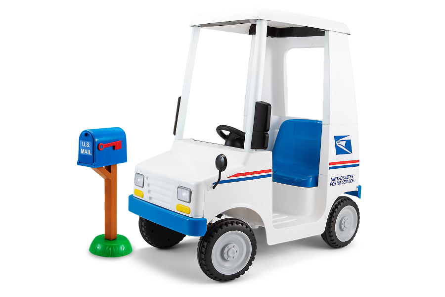6V USPS Mail Delivery Truck White