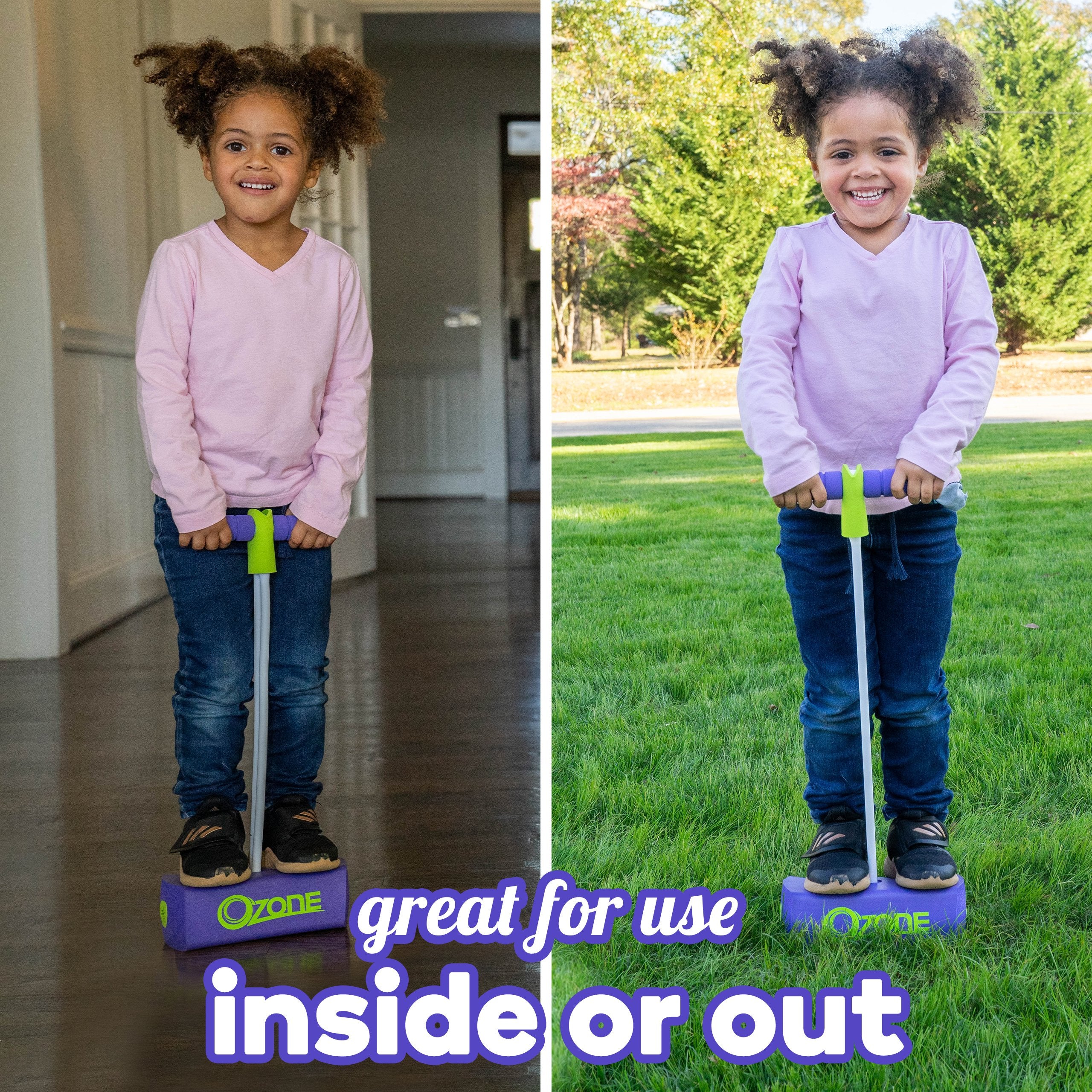 Ozone Jump & Squeak Pogo Hopper, Ages 3 & Up, 250 pounds