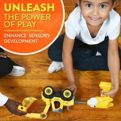 Power Gearz DIY Build and Drive Remote Control Take Apart Car – Kids Ages 3+