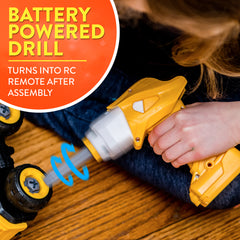 Power Gearz DIY Build and Drive Remote Control Take Apart Car – Kids Ages 3+