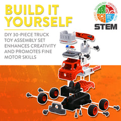 Power Gearz DIY Build and Drive Remote Control Take Apart Car – Kids Ages 3+