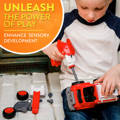 Power Gearz DIY Build and Drive Remote Control Take Apart Car – Kids Ages 3+