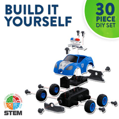 Power Gearz DIY Build and Drive Remote Control Take Apart Car – Kids Ages 3+