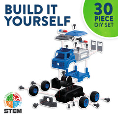 Power Gearz DIY Build and Drive Remote Control Take Apart Car – Kids Ages 3+