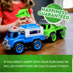 Power Gearz DIY Build and Drive Remote Control Take Apart Car – Kids Ages 3+