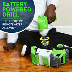 Power Gearz DIY Build and Drive Remote Control Take Apart Car – Kids Ages 3+