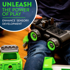 Power Gearz DIY Build and Drive Remote Control Take Apart Car – Kids Ages 3+