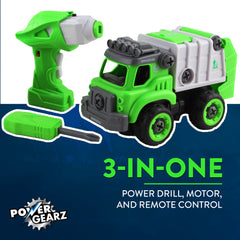 Power Gearz DIY Build and Drive Remote Control Take Apart Car – Kids Ages 3+