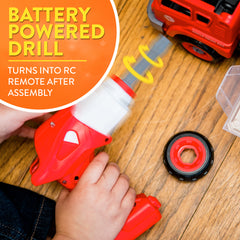 Power Gearz DIY Build and Drive Remote Control Take Apart Car – Kids Ages 3+