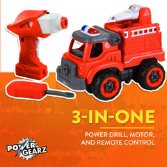 Power Gearz DIY Build and Drive Remote Control Take Apart Car – Kids Ages 3+