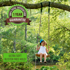 Swurfer Sway — Premium Coated Maple Wood Tree Swing for Kids