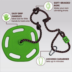 Tree Ring — 3-in-1 Sit, Stand, or Hang Disc Swing for Kids