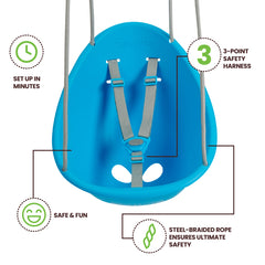 Swurfer Coconut — Your Baby's First Swing, Safe for Ages 6mo+
