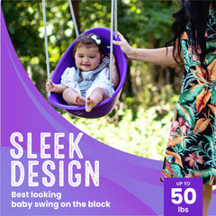Coconut — Your Baby's First Swing, Safe for Ages 6mo+