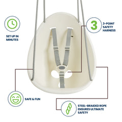 Coconut — Your Baby's First Swing, Safe for Ages 6mo+