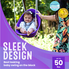 Swurfer Coconut — Your Baby's First Swing, Safe for Ages 6mo+