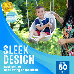 Swurfer Coconut — Your Baby's First Swing, Safe for Ages 6mo+