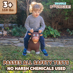 Waddle Animal Bouncy Hoppers, Indoor/Outdoor, Ages 2+