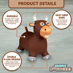 Waddle Animal Bouncy Hoppers, Indoor/Outdoor, Ages 2+