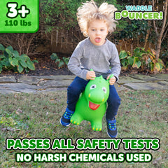 Waddle Animal Bouncy Hoppers, Indoor/Outdoor, Ages 2+