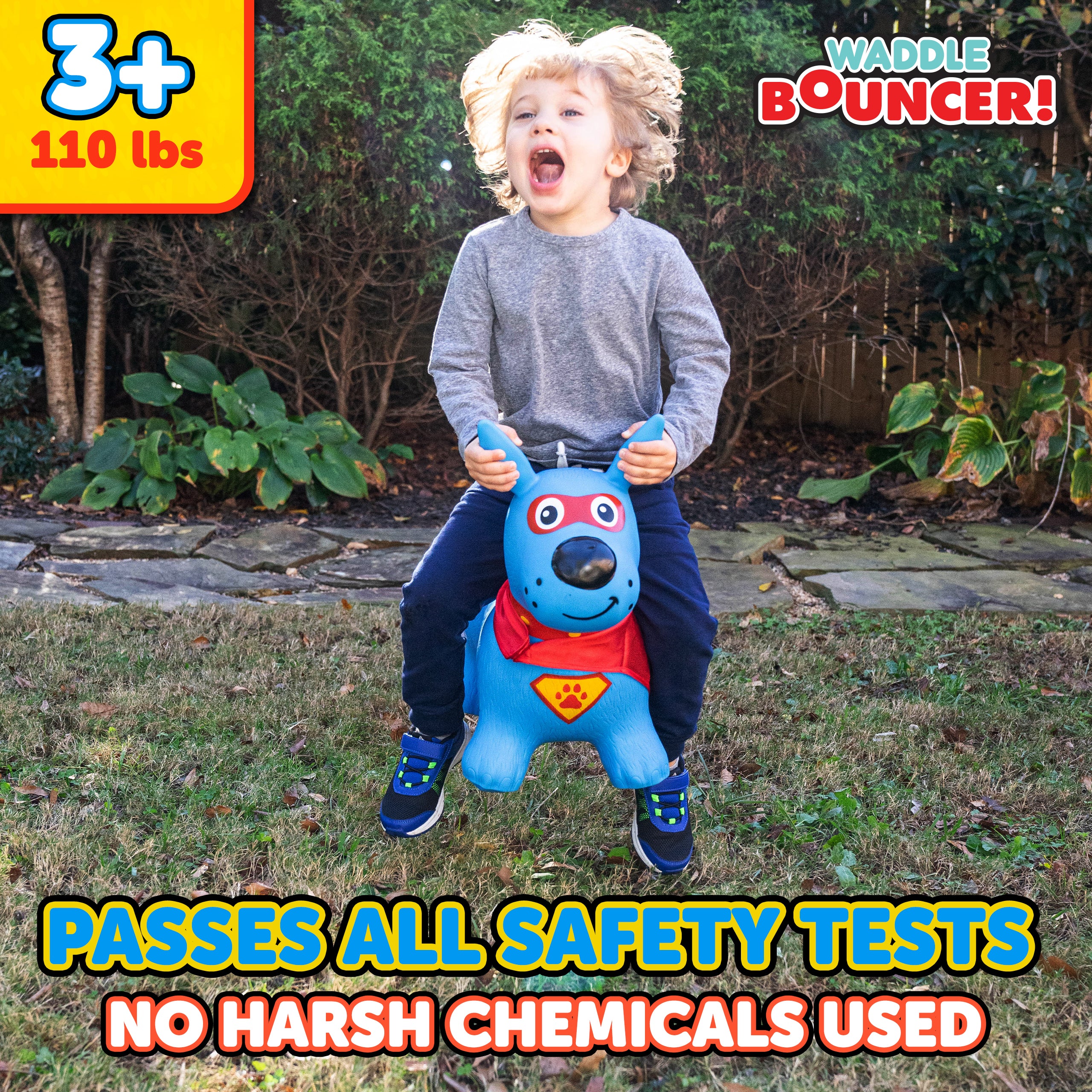 Waddle Animal Bouncy Hoppers, Indoor/Outdoor, Ages 2+