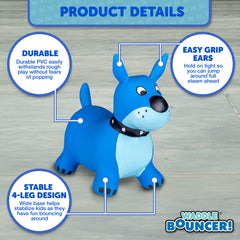 Waddle Animal Bouncy Hoppers, Indoor/Outdoor, Ages 2+