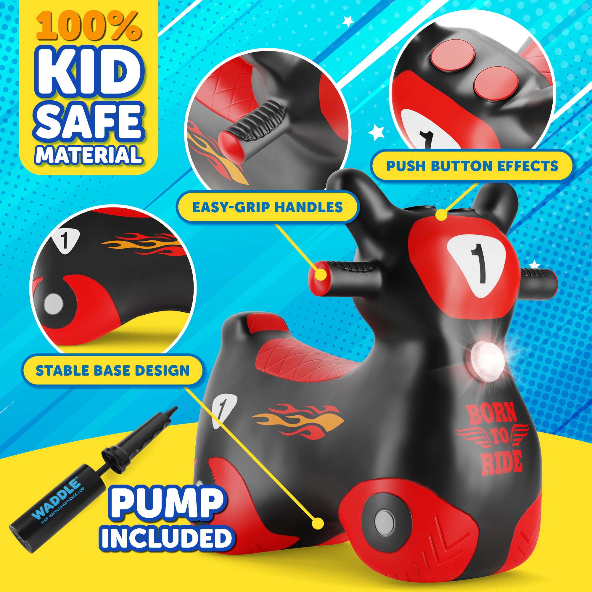 Waddle Zoomer Scooter Hoppers