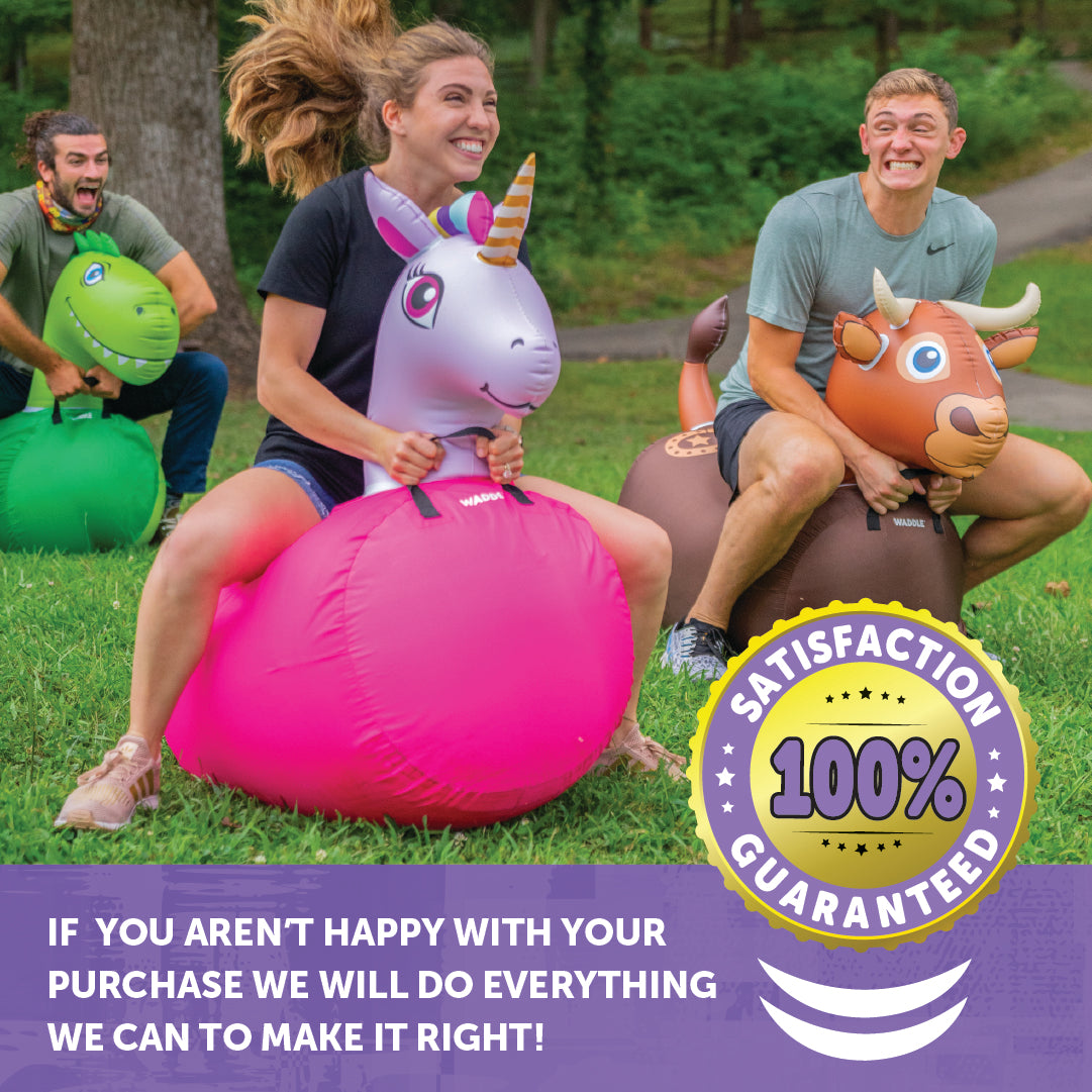 Waddle Large Hip Hopper Inflatable Bouncer, Ages 5+