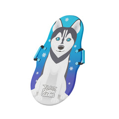 Flybar Kids 36” Foam Snow Sled with Slick Bottom & PE Core Build, Holds Up To 110 Lbs
