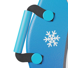 Flybar Kids 36” Foam Snow Sled with Slick Bottom & PE Core Build, Holds Up To 110 Lbs