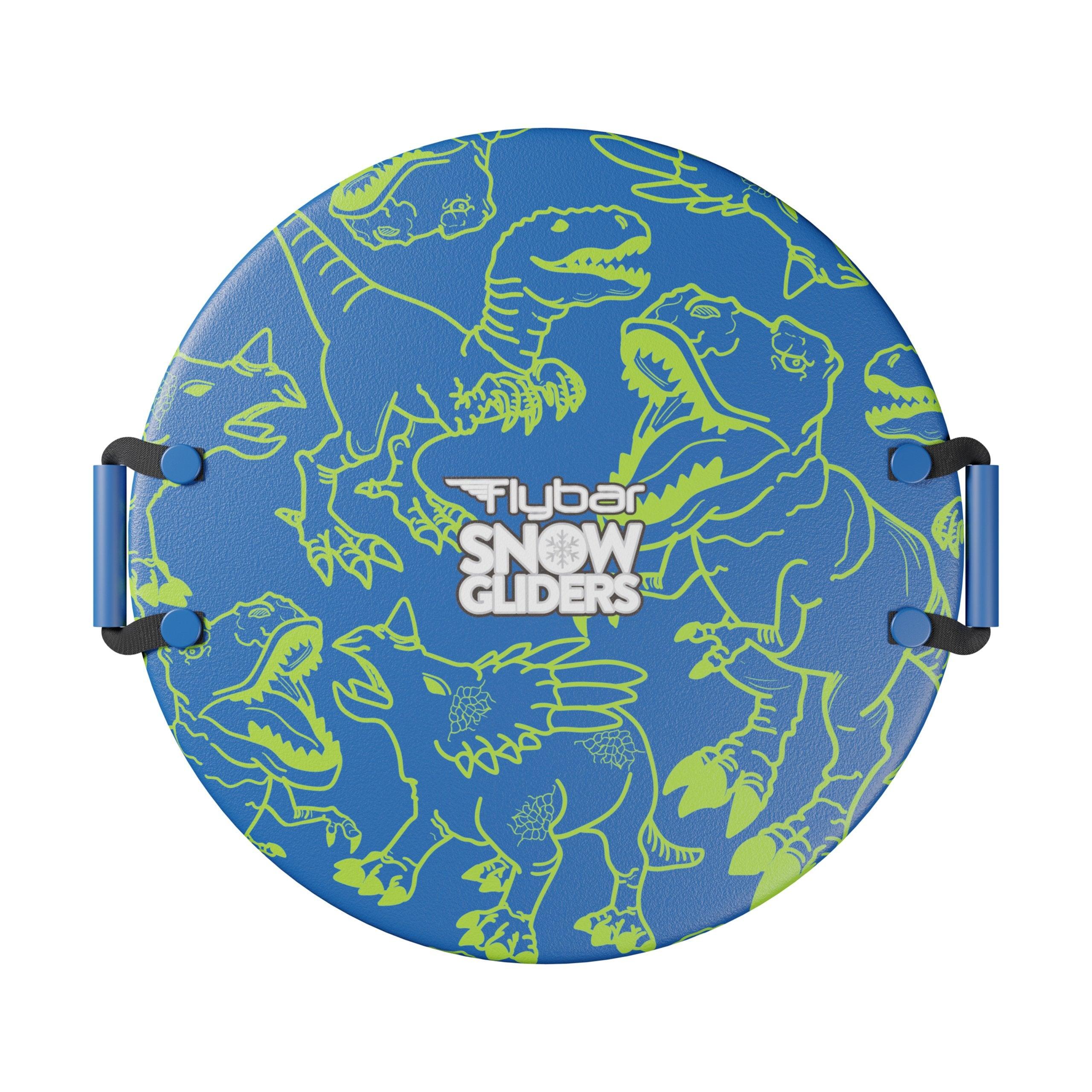 Flybar Kids 26” Foam Disc Snow Sled with Slick Bottom & PE Core Build, Holds Up To 110 Lbs