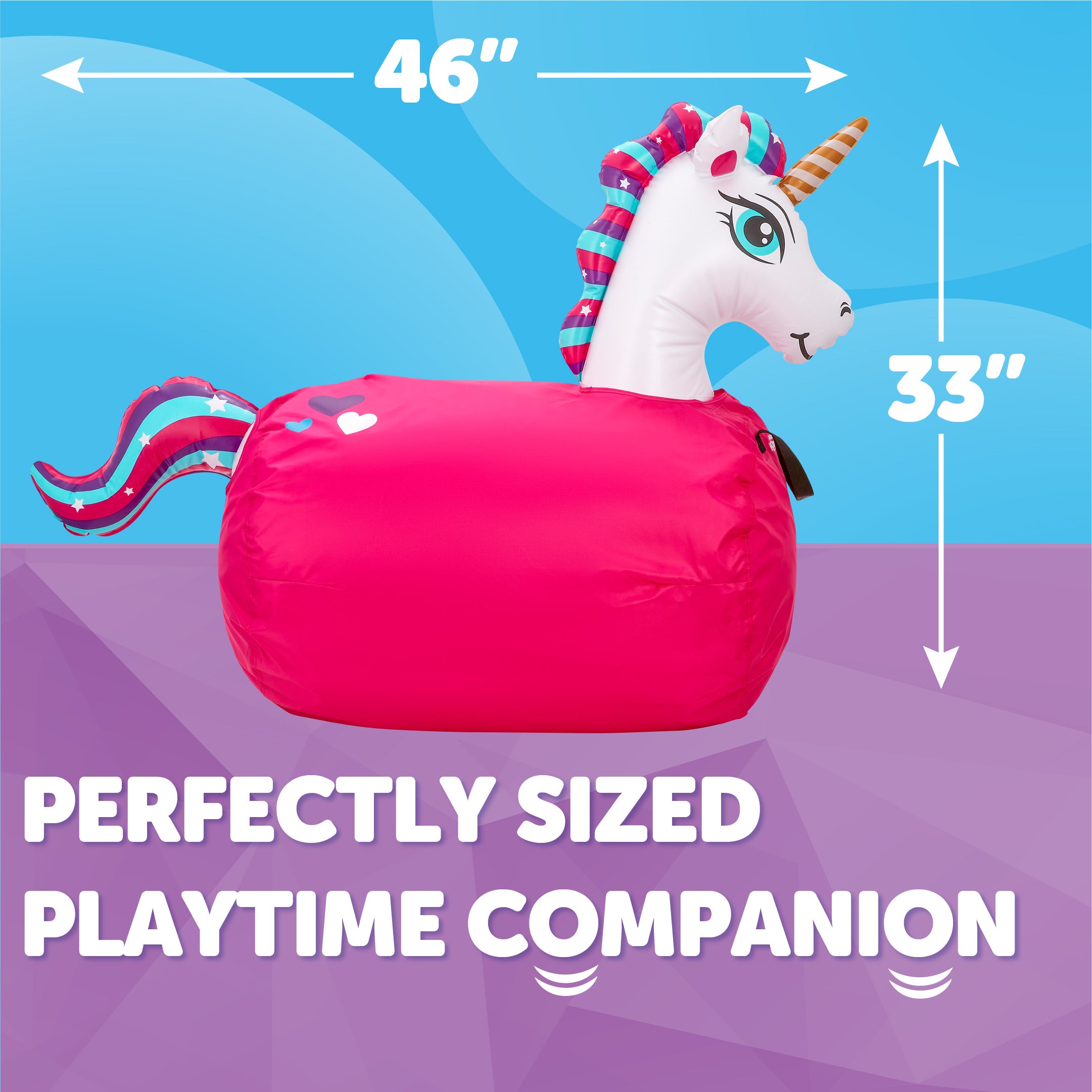 Waddle Large Hip Hopper Inflatable Bouncer, Ages 5+