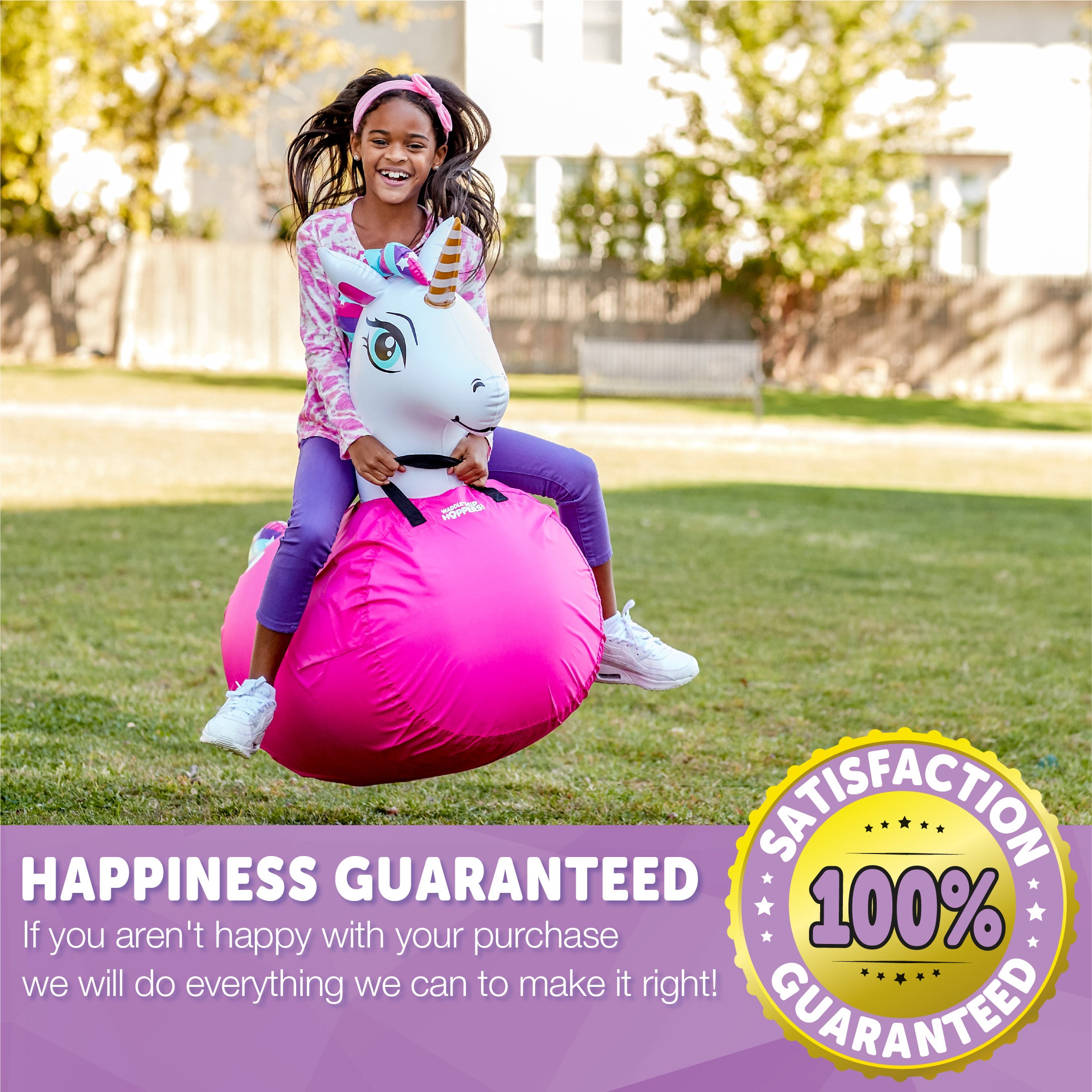 Waddle Large Hip Hopper Inflatable Bouncer, Ages 5+
