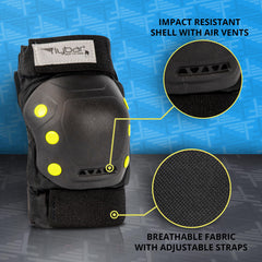 Multi-Sport Safety Gear Set for Kids, Teens, & Adults