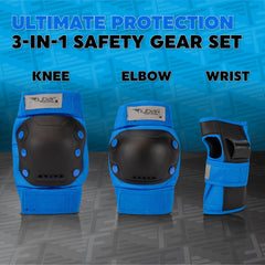 Multi-Sport Safety Gear Set for Kids, Teens, & Adults